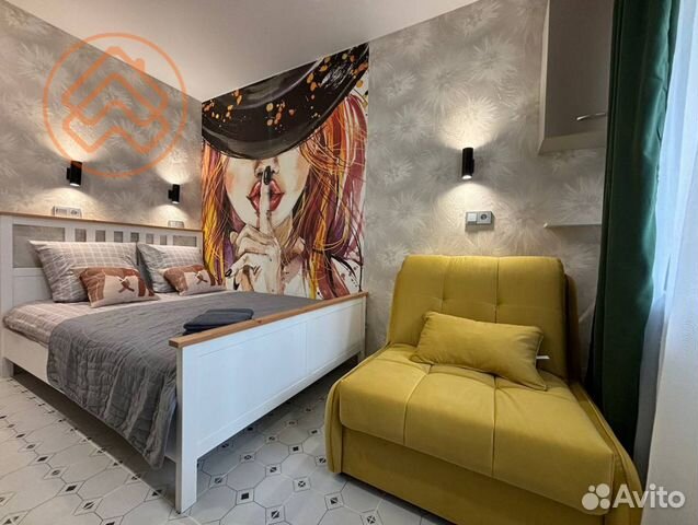 

Квартира-студия, 21 м², 2 кровати