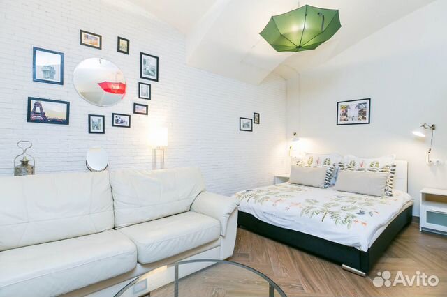 

Квартира-студия, 34 м², 2 кровати