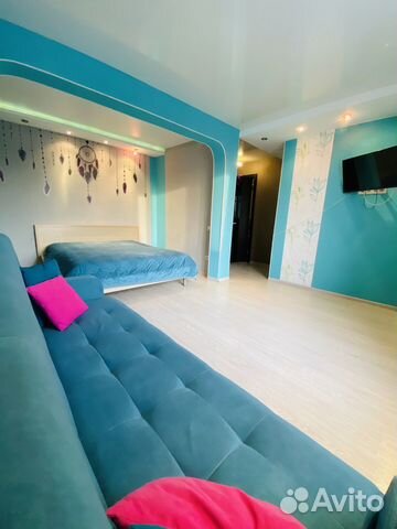 

1-к. квартира, 37 м², 2 кровати