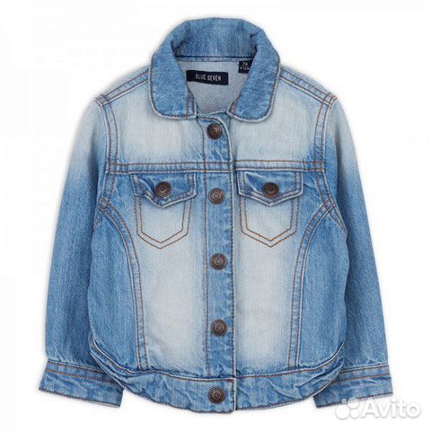 Новая Куртка Blue Seven голубая на рост 86
