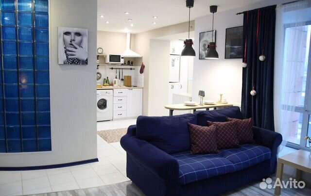 

Квартира-студия, 40 м², 2 кровати