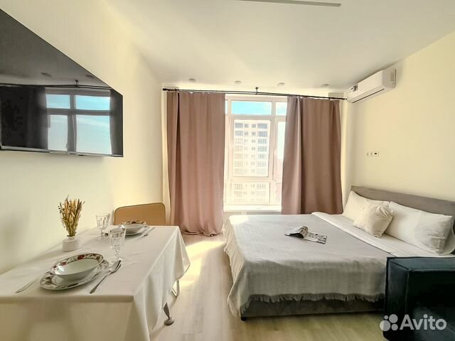 

Квартира-студия, 24,6 м², 2 кровати