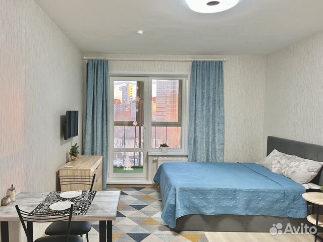 

Квартира-студия, 35 м², 1 кровать
