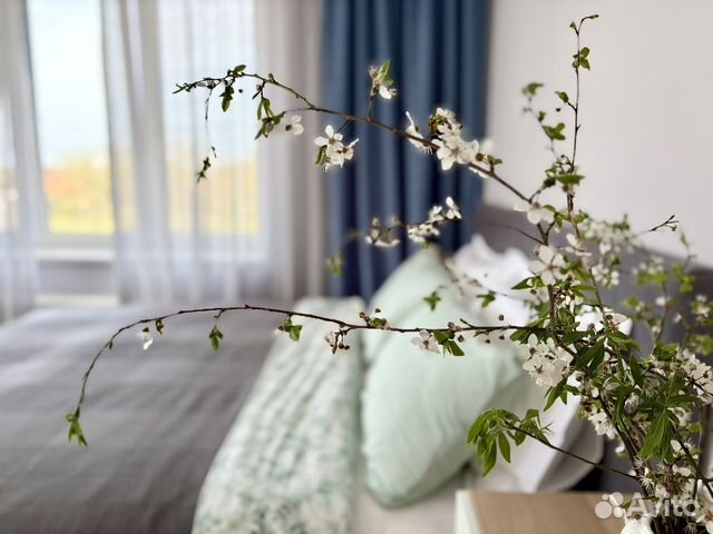 

1-к. квартира, 46 м², 3 кровати