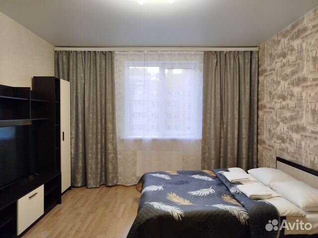 

1-к. квартира, 43 м², 2 кровати