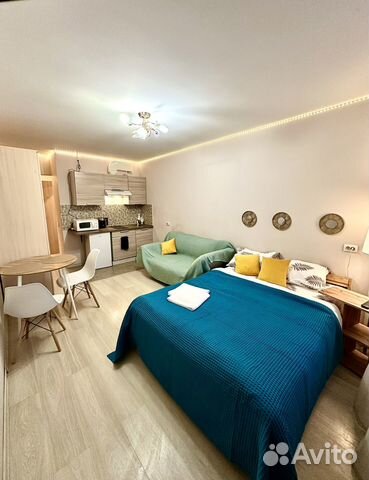 

Квартира-студия, 27 м², 2 кровати