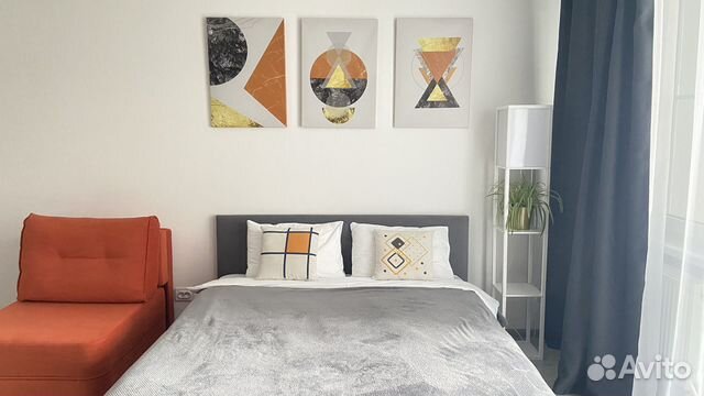 

Квартира-студия, 32 м², 2 кровати