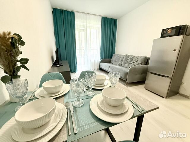 

1-к. квартира, 38 м², 2 кровати