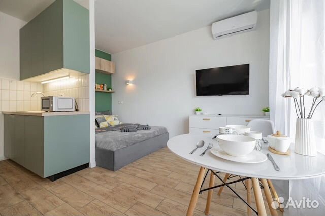 

Квартира-студия, 26 м², 2 кровати