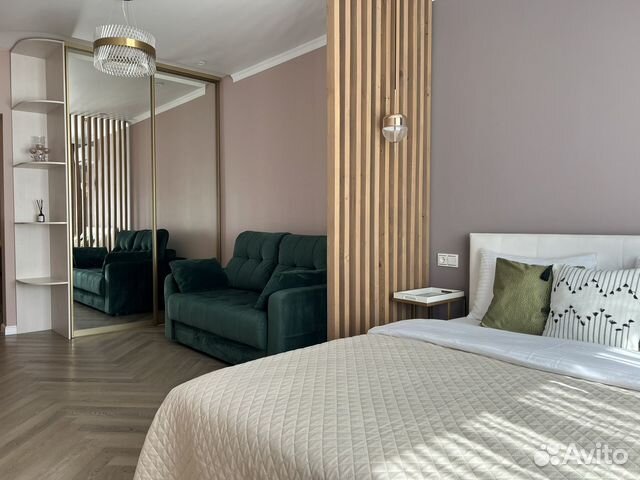 

1-к. квартира, 42 м², 2 кровати