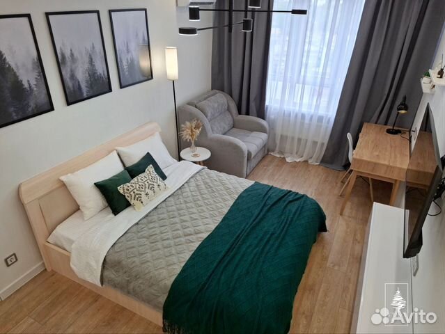 

1-к. квартира, 36 м², 2 кровати