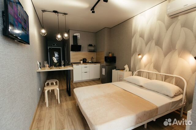 

Квартира-студия, 30 м², 2 кровати