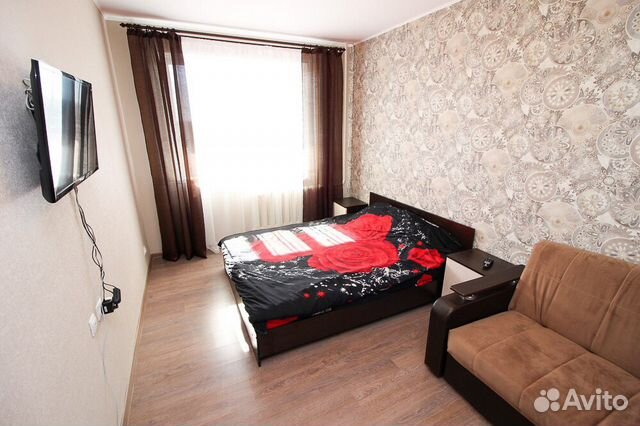 

1-к. квартира, 40 м², 2 кровати