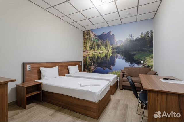 

Квартира-студия, 24 м², 2 кровати