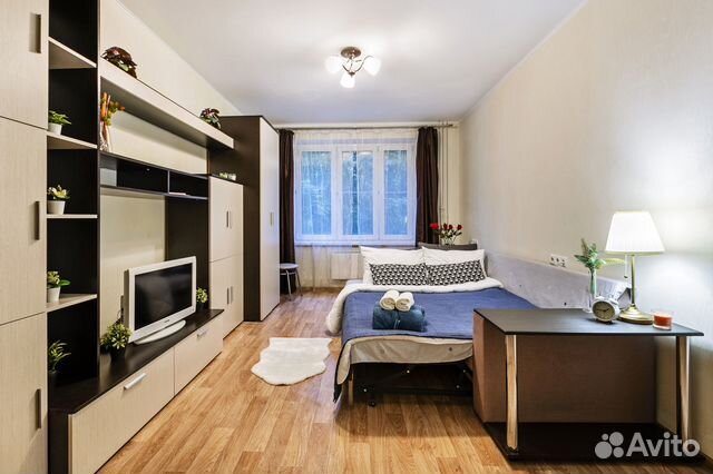 

1-к. квартира, 39,5 м², 2 кровати
