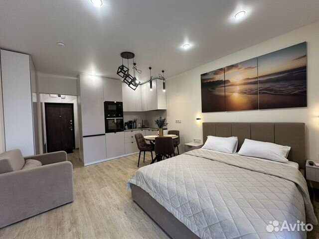 

Квартира-студия, 34 м², 2 кровати