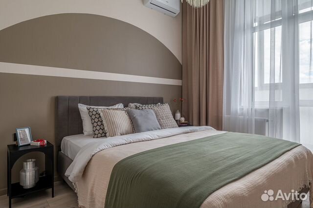 

1-к. квартира, 42 м², 2 кровати