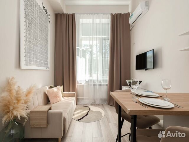 

Квартира-студия, 15 м², 2 кровати