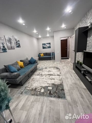 

1-к. квартира, 38 м², 2 кровати