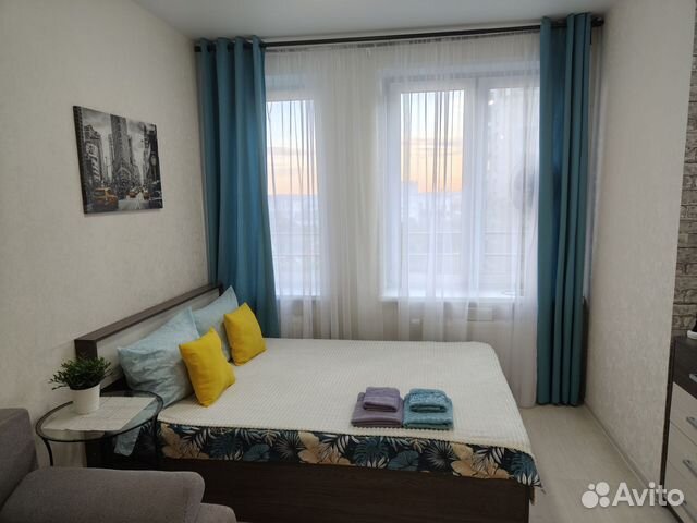 

Квартира-студия, 28 м², 2 кровати