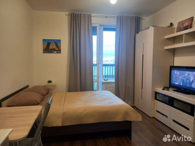 

Квартира-студия, 25 м², 2 кровати
