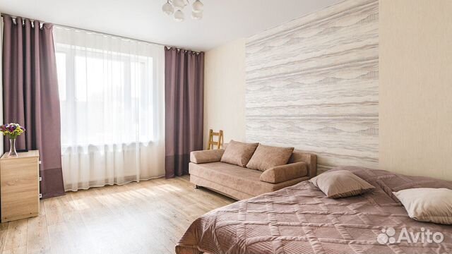 

1-к. квартира, 38 м², 2 кровати