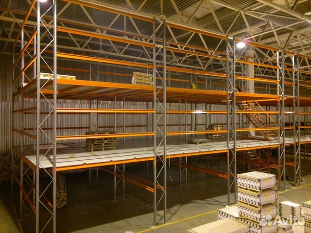 Монтаж стеллажей