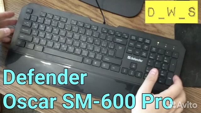 Клавиатура Defender Oscar sm-600 pro black usb