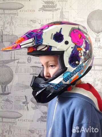 Детский шлем для мотокросса