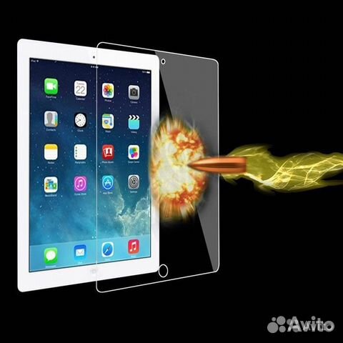 Защитное стекло на iPad air 2+ установка
