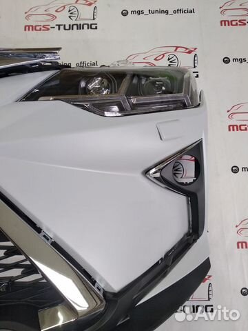Передний бампер Toyota Camry Lexus +фары Lambo v55 Передний бампер Toyota Camry Lexus +фары Lambo v55
