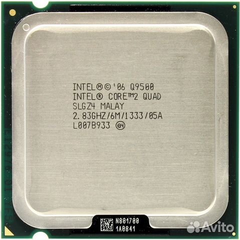 Intel Core2Quad Cpu Q9500 2.83GHZ/6MB/1333 LGA775
