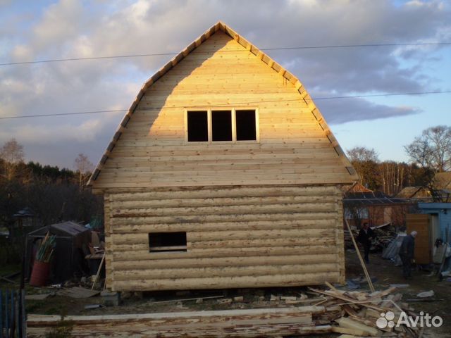 Сруб 6x7 с мансардой доставим установим Сруб 6x7 с мансардой доставим установим