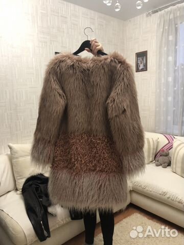 Шуба из искусственного меха ASOS