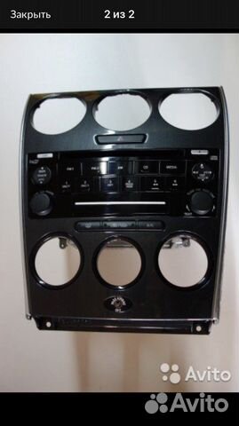 Передняя панель магнитолы bose 6CD Mazda 6 05-08г