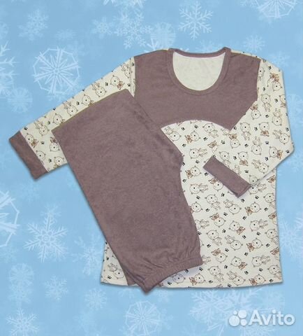 Пижама махровая женская от производителя «Ева» опт