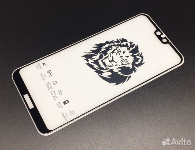 Стекло Honor 10 Lite Lion Glass 10 Лайт Черное