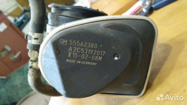 Заслонка дроссельная GM 55562380