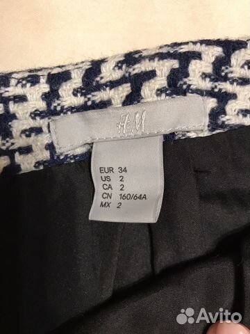 Юбка H&M новая твид 34 размер Юбка H&M новая твид 34 размер