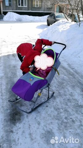Коляска санки