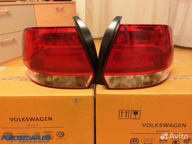 Фонари задние Фольцваген Поло Седан дорестайл