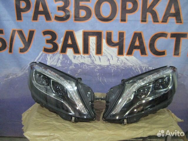 Mercedes s222 фара левая