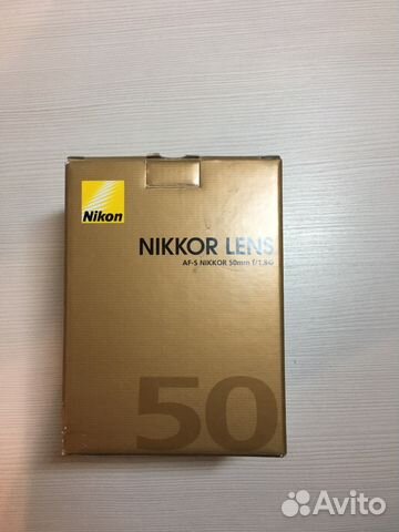 Объектив Nikon AF-S nikkor 50mm f/1.8G