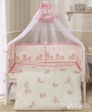 Комплект в кроватку Perina Тиффани (8 предметов) Комплект в кроватку Perina Тиффани (8 предметов)