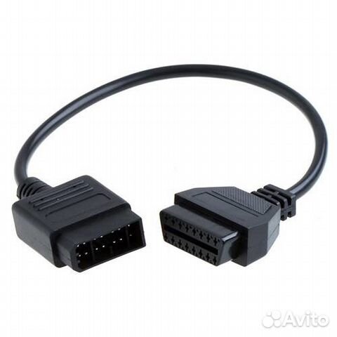 Переходник разъем адаптер Nissan 14 pin на OBD2 Переходник разъем адаптер Nissan 14 pin на OBD2