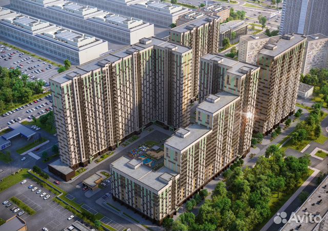 3-к квартира, 71.5 м², 9/22 эт.