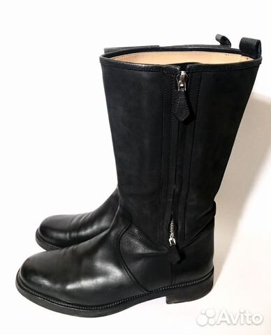 Сапоги Hermes, размер 43,5. Чёрные. Оригинал