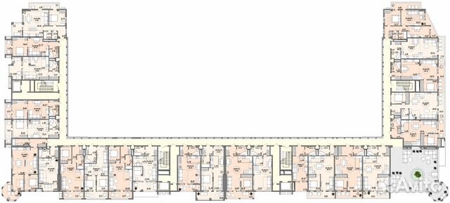 1-к квартира, 54 м², 6/9 эт.