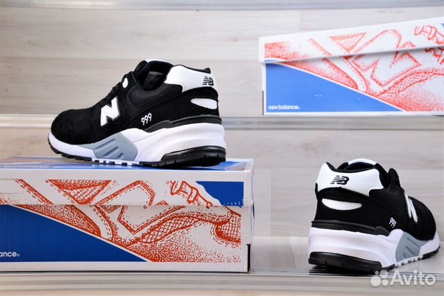 Кроссовки New Balance 999 черные (42 размер)