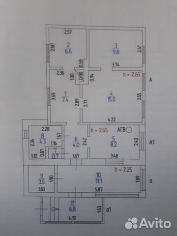 Дом 78 м² на участке 6.3 сот.